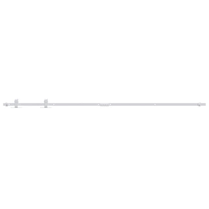 Berkfield Mini Sliding Cabinet Door Kit Carbon Steel White 183 cm