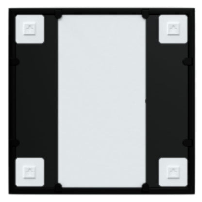 Berkfield Wall Mirror Black 40x40 cm Metal