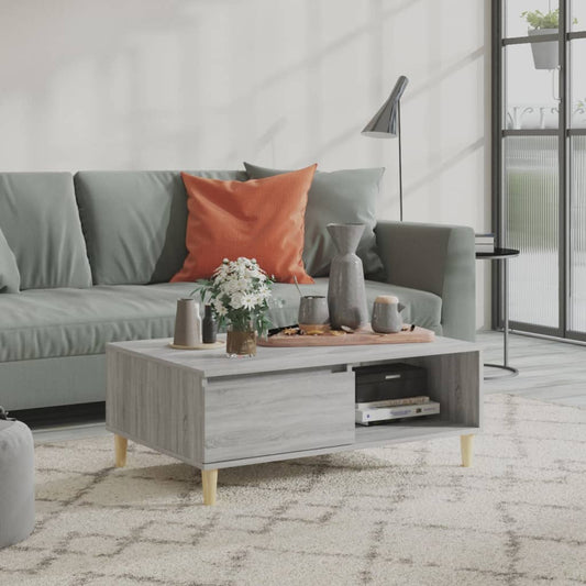 Berkfield Coffee Table Grey Sonoma 90x60x35 cm Engineered Wood