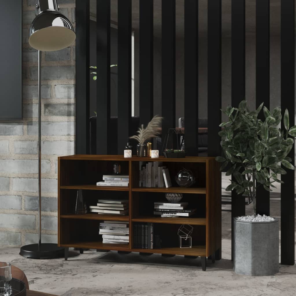 Berkfield Sideboard Brown Oak 103.5x35x70 cm Engineered Wood