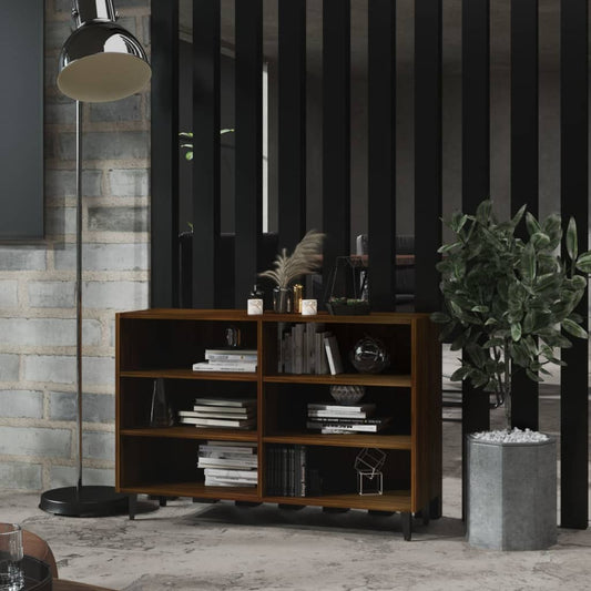 Berkfield Sideboard Brown Oak 103.5x35x70 cm Engineered Wood