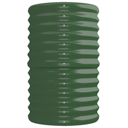 Berkfield Garden Raised Bed Powder-coated Steel 224x40x68 cm Green