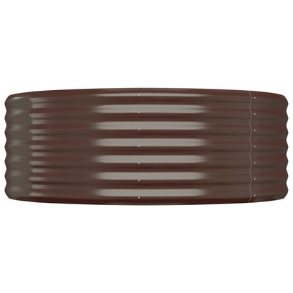 Berkfield Garden Raised Bed Powder-coated Steel 544x100x36 cm Brown