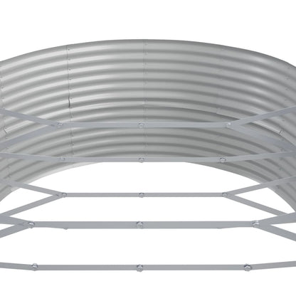Berkfield Garden Raised Bed Powder-coated Steel 544x100x36 cm Brown