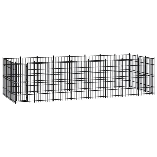 Berkfield Outdoor Dog Kennel Steel 22.12 m�__