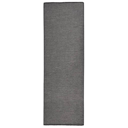 Berkfield Outdoor Flatweave Rug 80x250 cm Grey