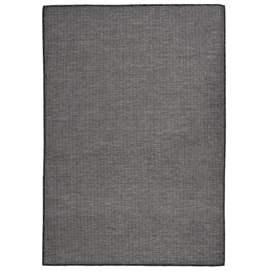 Berkfield Outdoor Flatweave Rug 160x230 cm Grey