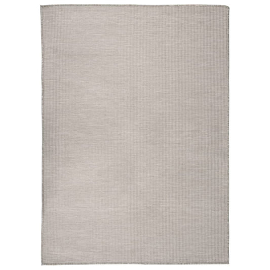 Berkfield Outdoor Flatweave Rug 200x280 cm Taupe