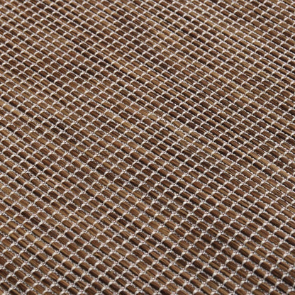 Berkfield Outdoor Flatweave Rug 80x250 cm Brown