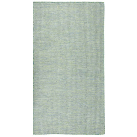 Berkfield Outdoor Flatweave Rug 80x150 cm Turquoise