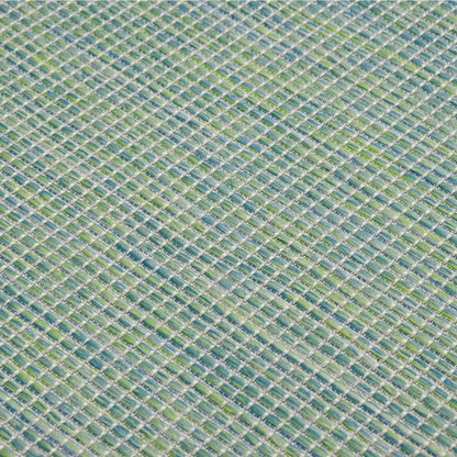 Berkfield Outdoor Flatweave Rug 80x150 cm Turquoise