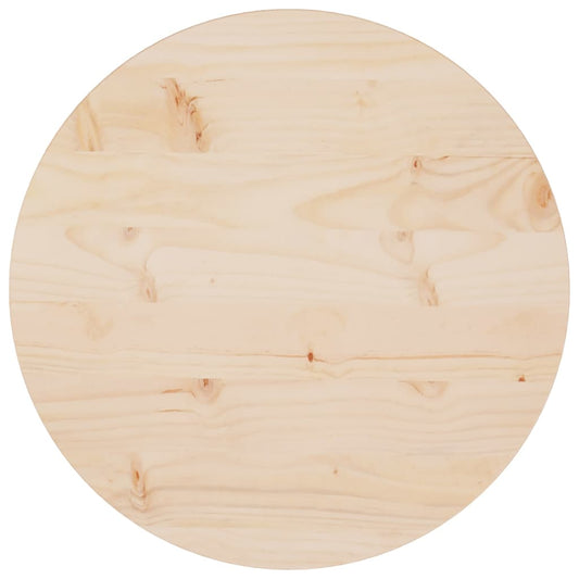 Berkfield Table Top �_�”�_50x2.5 cm Solid Wood Pine