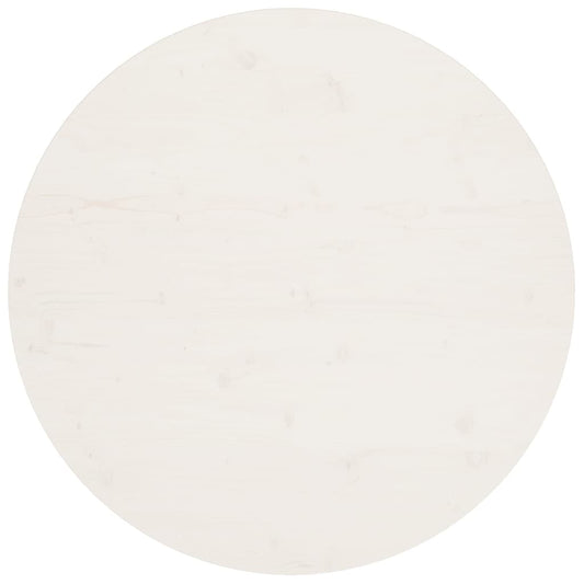 Berkfield Table Top White �â�_90x2.5 cm Solid Wood Pine