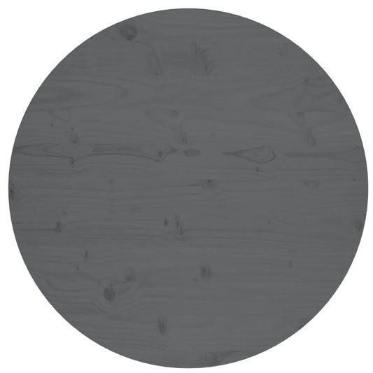 Berkfield Table Top Grey �â�_70x2.5 cm Solid Wood Pine