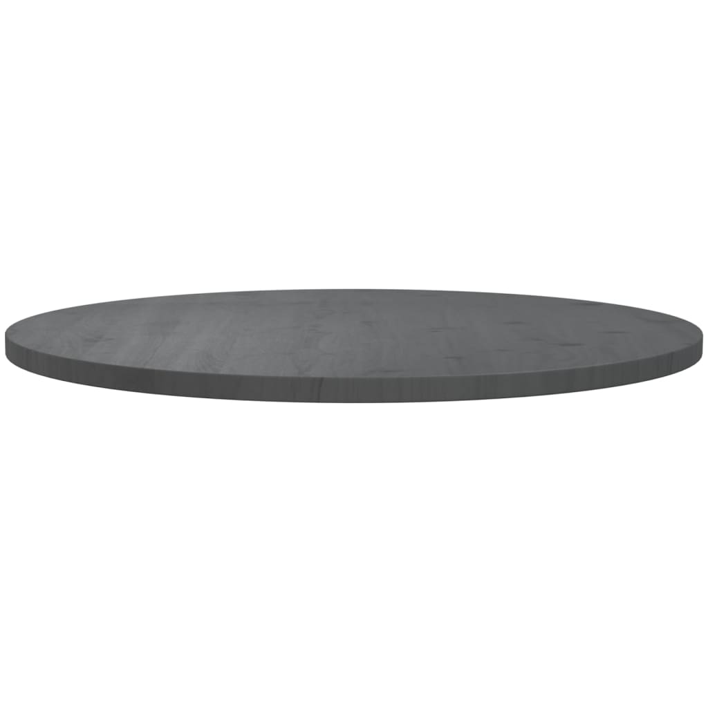 Berkfield Table Top Grey �_�”�_80x2.5 cm Solid Wood Pine