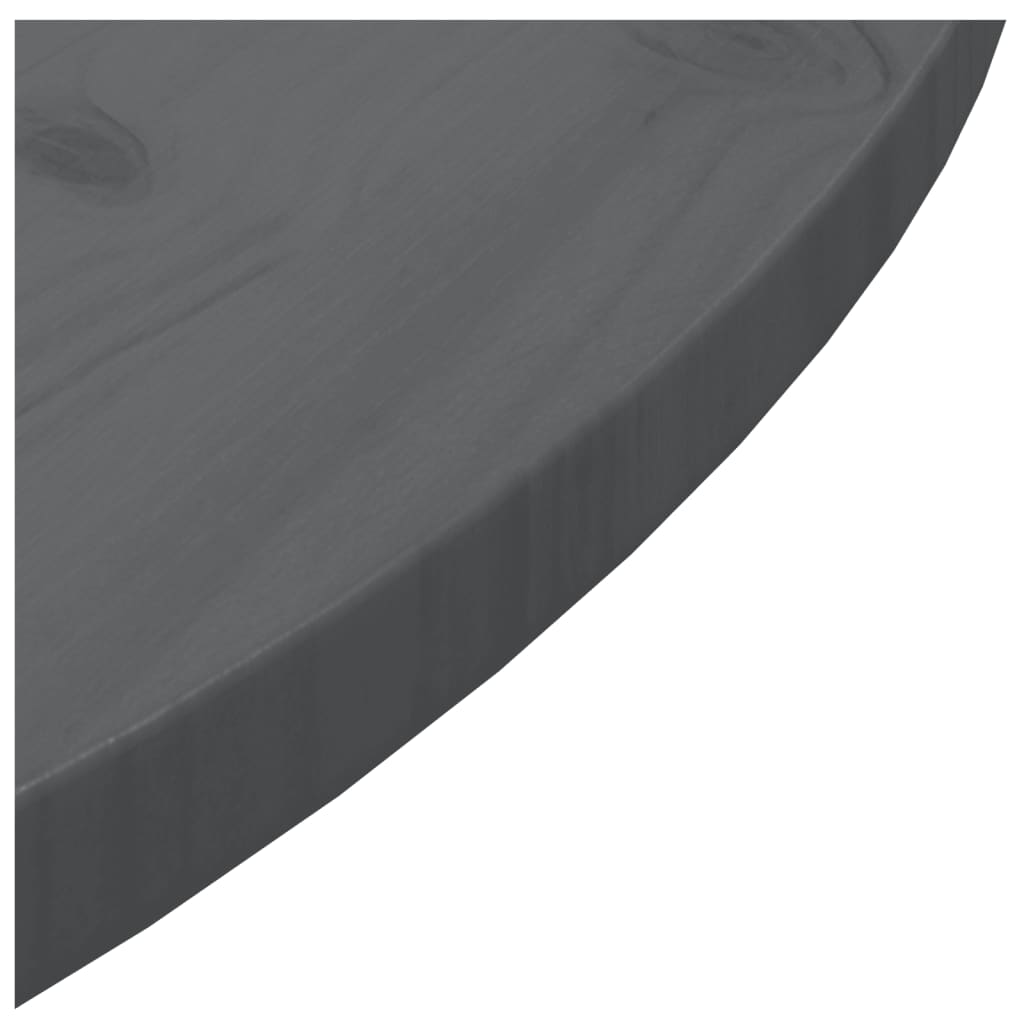 Berkfield Table Top Grey �_�”�_80x2.5 cm Solid Wood Pine