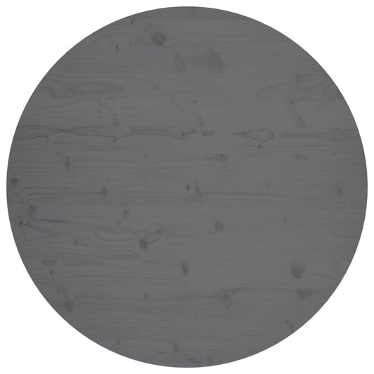 Berkfield Table Top Grey �_�”�_90x2.5 cm Solid Wood Pine