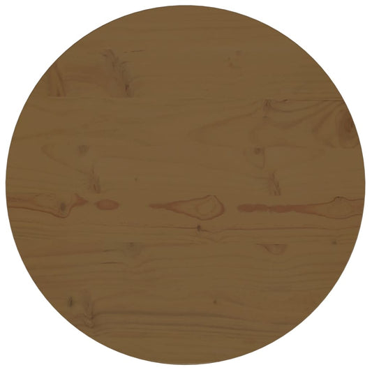 Berkfield Table Top Brown �â�_50x2.5 cm Solid Wood Pine