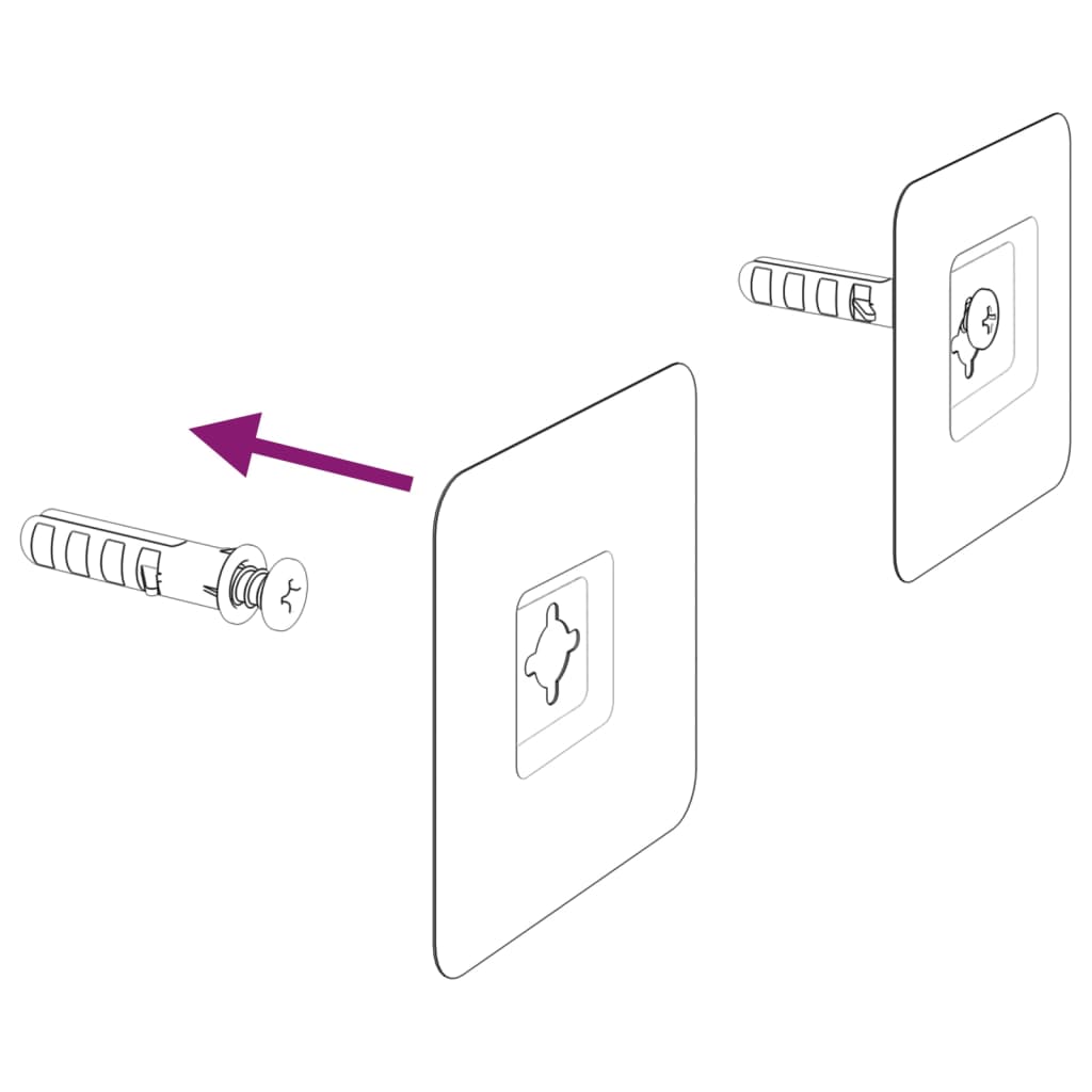 Berkfield LED Bathroom Mirror 30x30 cm