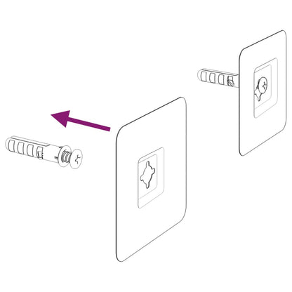 Berkfield LED Bathroom Mirror 30x30 cm