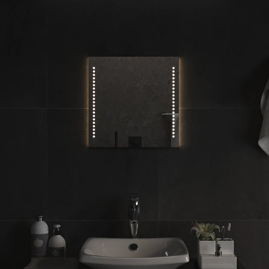 Berkfield LED Bathroom Mirror 40x40 cm