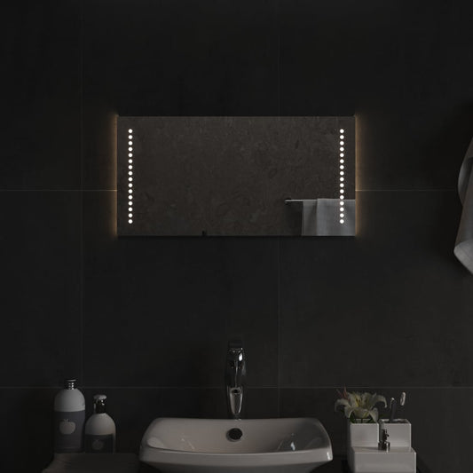 Berkfield LED Bathroom Mirror 60x30 cm