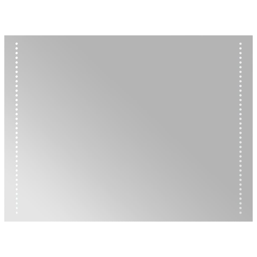 Berkfield LED Bathroom Mirror 80x60 cm