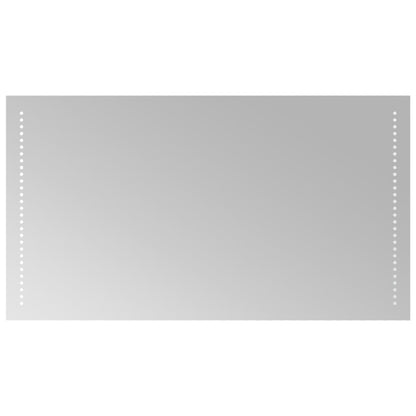 Berkfield LED Bathroom Mirror 90x50 cm