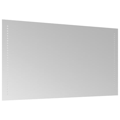 Berkfield LED Bathroom Mirror 90x50 cm