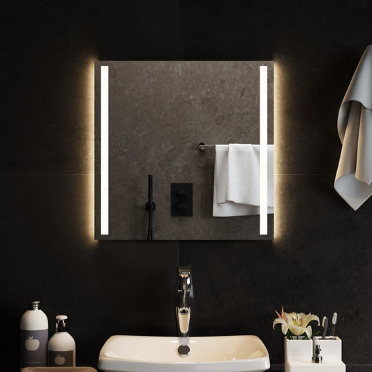 Berkfield LED Bathroom Mirror 50x50 cm