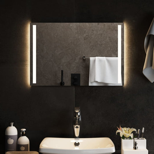 Berkfield LED Bathroom Mirror 60x40 cm