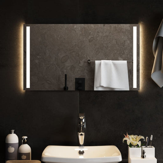 Berkfield LED Bathroom Mirror 70x40 cm