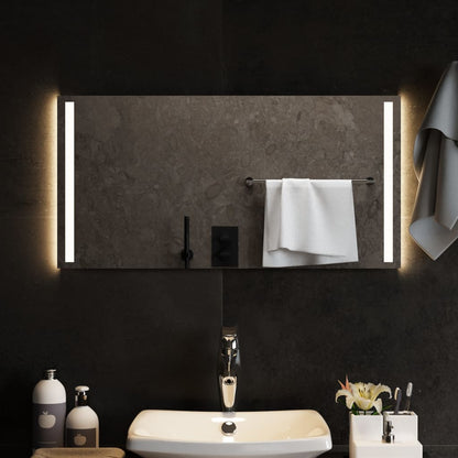Berkfield LED Bathroom Mirror 80x40 cm