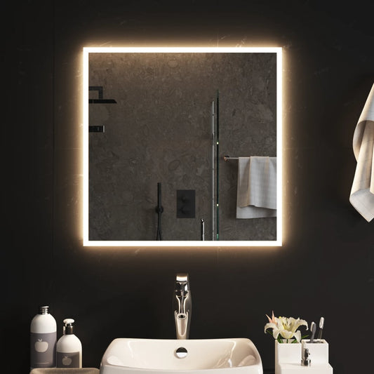 Berkfield LED Bathroom Mirror 60x60 cm