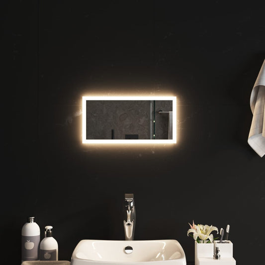 Berkfield LED Bathroom Mirror 40x20 cm