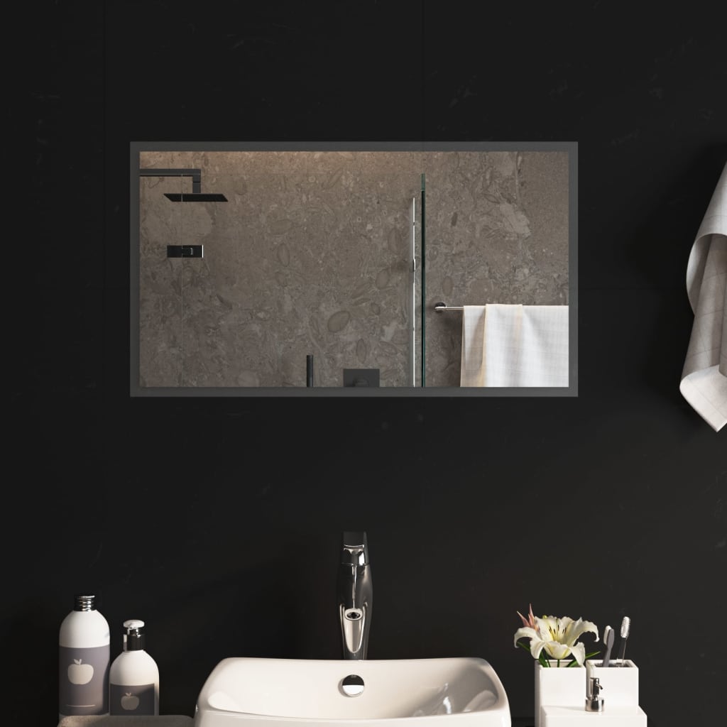 Berkfield LED Bathroom Mirror 70x40 cm