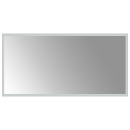 Berkfield LED Bathroom Mirror 80x40 cm