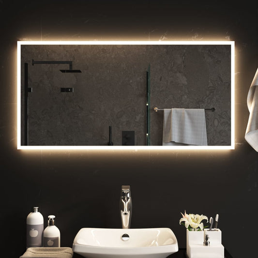 Berkfield LED Bathroom Mirror 100x50 cm