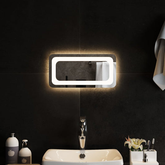 Berkfield LED Bathroom Mirror 40x20 cm