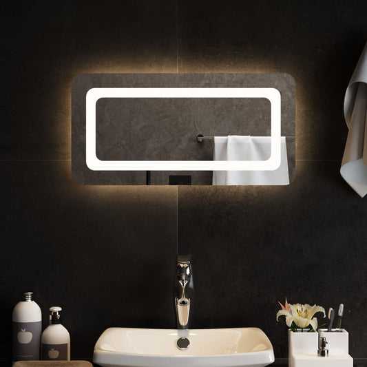 Berkfield LED Bathroom Mirror 60x30 cm