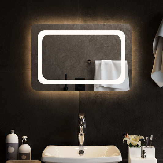 Berkfield LED Bathroom Mirror 60x40 cm