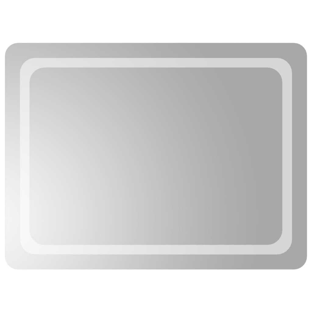 Berkfield LED Bathroom Mirror 80x60 cm
