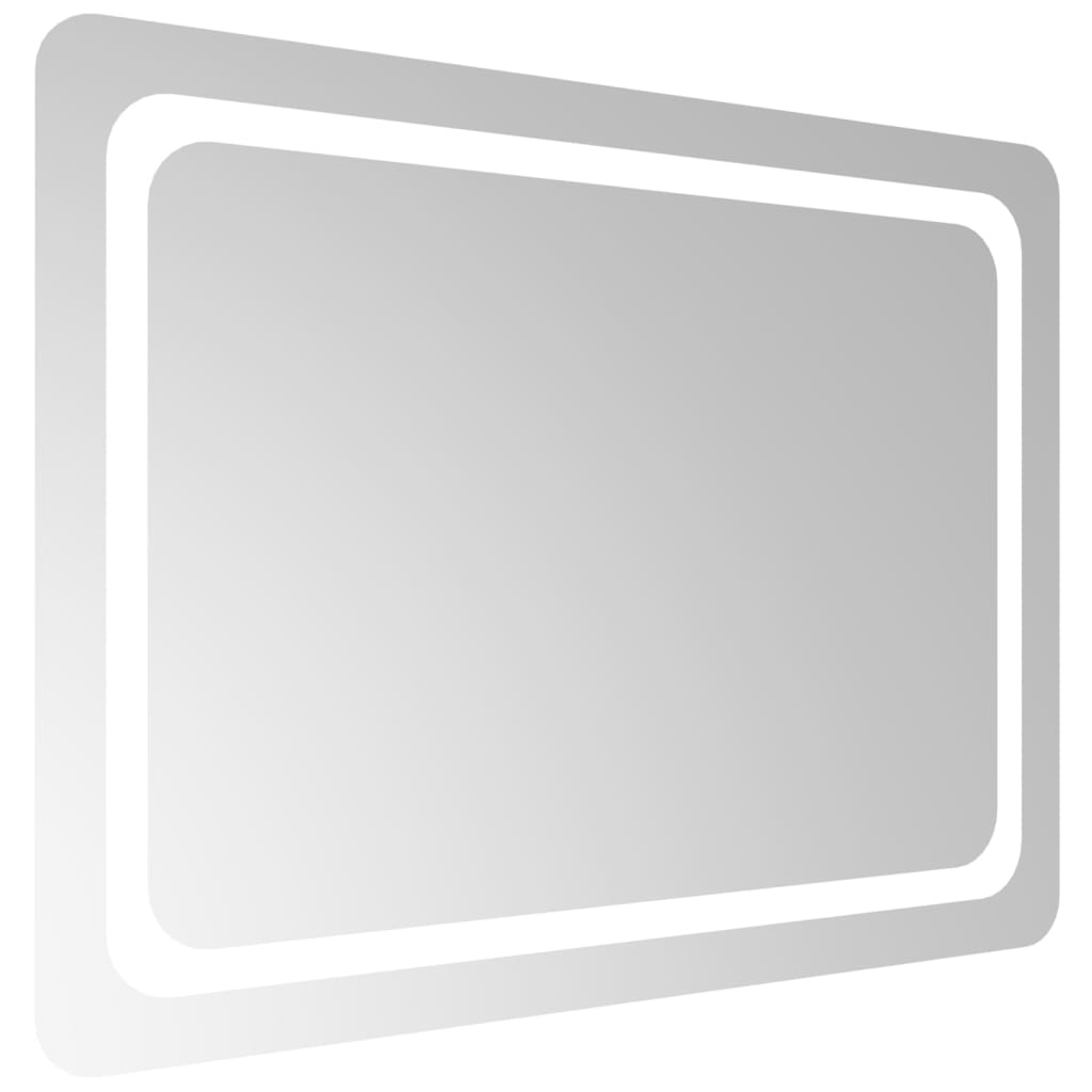 Berkfield LED Bathroom Mirror 80x60 cm