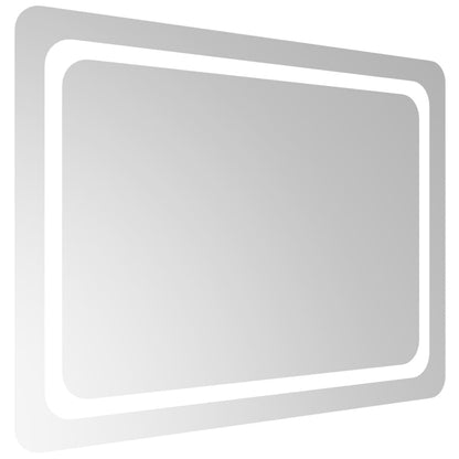 Berkfield LED Bathroom Mirror 80x60 cm