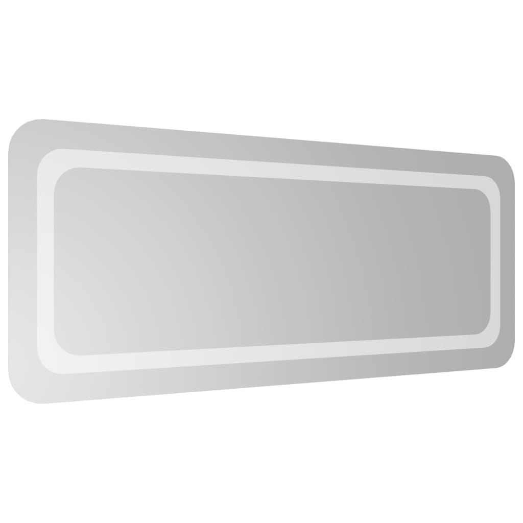 Berkfield LED Bathroom Mirror 100x40 cm