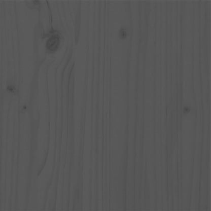 Berkfield Bed Frame Solid Wood Pine 90x190 cm Grey Single