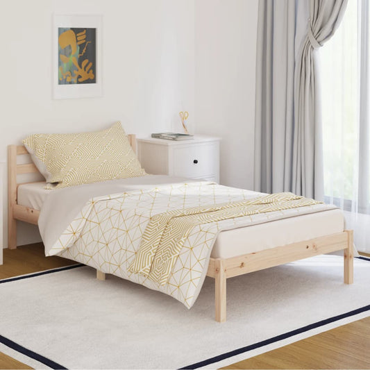 Berkfield Day Bed Solid Wood Pine 100x200 cm