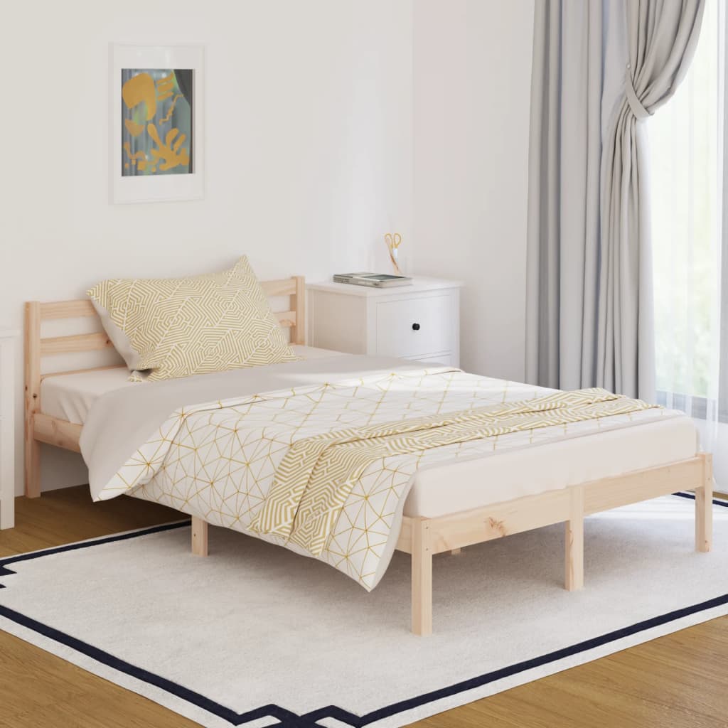 Berkfield Day Bed Solid Wood Pine 120x200 cm