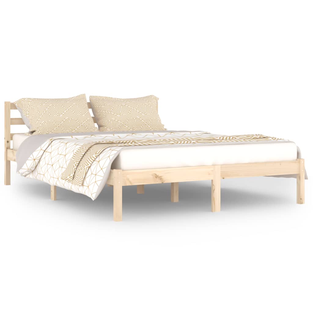 Berkfield Day Bed Solid Wood Pine 140x200 cm Double