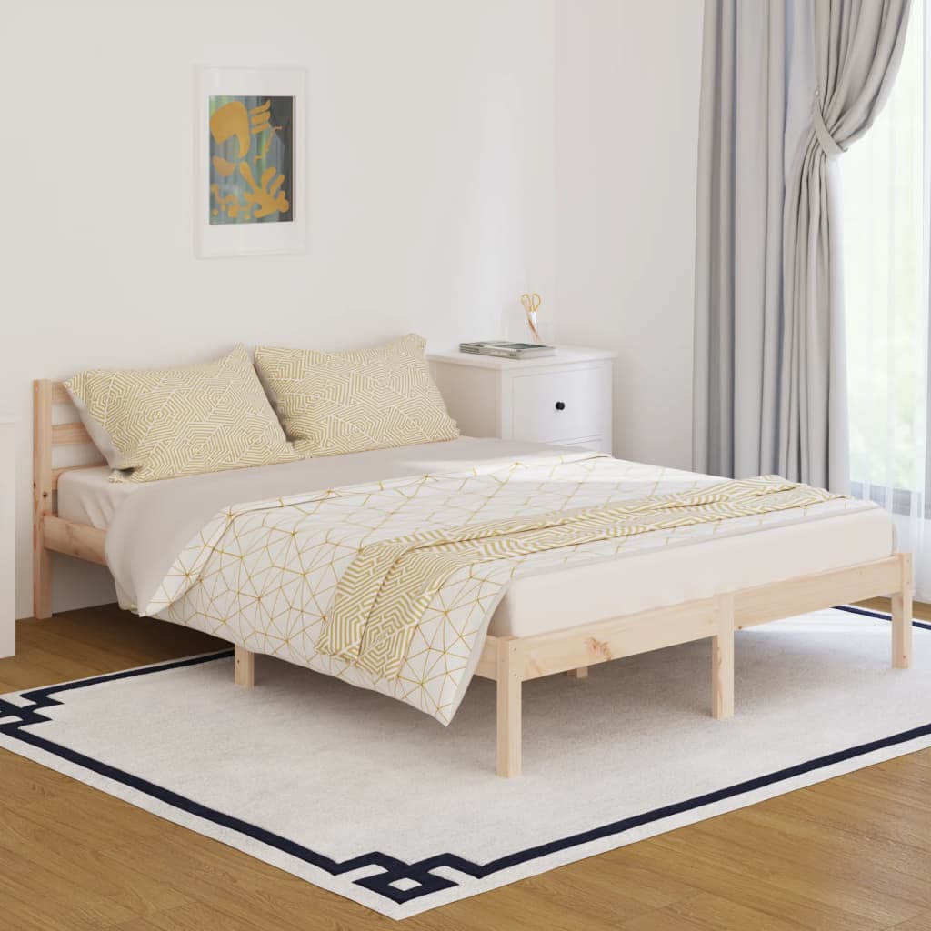 Berkfield Day Bed Solid Wood Pine 140x200 cm Double